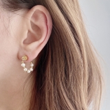 マグネット式淡水パールフープイヤリング ピアス イヤーカフ | FACION | 詳細画像9