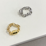 メタルチェーンマグネットフープイヤリング ピアス イヤーカフ | FACION | 詳細画像5 
