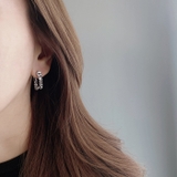 メタルチェーンマグネットフープイヤリング ピアス イヤーカフ | FACION | 詳細画像8 