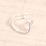 ニュアンスカーブラインリング 指輪シルバーゴールドゆがみウェーブ変形 | FACION | 詳細画像4 