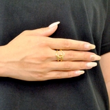 ニュアンスカーブラインリング 指輪シルバーゴールドゆがみウェーブ変形 | FACION | 詳細画像7 