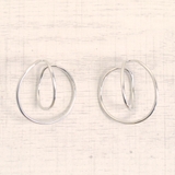 シルバー | 両耳用ニュアンスラインイヤーカフノンホールピアスイヤリング 軟骨ピアス | FACION