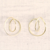 ゴールド | 両耳用ニュアンスラインイヤーカフノンホールピアスイヤリング 軟骨ピアス | FACION