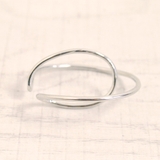 両耳用ニュアンスラインイヤーカフノンホールピアスイヤリング 軟骨ピアス | FACION | 詳細画像3