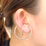 両耳用ニュアンスラインイヤーカフノンホールピアスイヤリング 軟骨ピアス | FACION | 詳細画像4