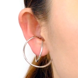 両耳用ニュアンスラインイヤーカフノンホールピアスイヤリング 軟骨ピアス | FACION | 詳細画像5