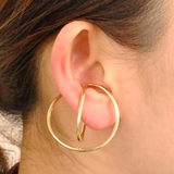 両耳用ニュアンスラインイヤーカフノンホールピアスイヤリング 軟骨ピアス | FACION | 詳細画像6