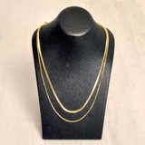 2連スネークチェーンネックレス ゴールドパーティー結婚式オケージョン | FACION | 詳細画像3 