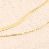 2連スネークチェーンネックレス ゴールドパーティー結婚式オケージョン | FACION | 詳細画像4 