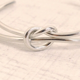 ノットリボンバングルブレスレット 結び目アシメデザイントレンドインスタ ブレス | FACION | 詳細画像5 