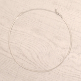 シルバー | 幅広スネークチェーンネックレス ゴールドシルバーパーティー結婚式オケージョン | FACION