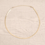 ゴールド | 幅広スネークチェーンネックレス ゴールドシルバーパーティー結婚式オケージョン | FACION