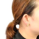 エナメルラウンドプレートピアス プチプラシルバーゴールドインスタ | FACION | 詳細画像5