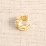 片耳用 パール&CZストーンイヤーカフ 軟骨ピアスノンホールピアスイヤリング | FACION | 詳細画像4