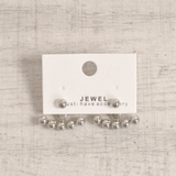 シルバー | メタルボールカーブ2WAYピアス シルバーゴールドレディースインスタ | FACION