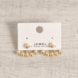 ゴールド | メタルボールカーブ2WAYピアス シルバーゴールドレディースインスタ | FACION