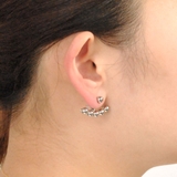 メタルボールカーブ2WAYピアス シルバーゴールドレディースインスタ | FACION | 詳細画像7 