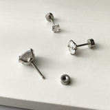 ステンレスCZボディピアス 軟骨ピアス 20G | FACION | 詳細画像5 