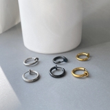 両耳用ステンレスフープイヤリング フェイクピアス サージカルステンレス | FACION | 詳細画像3