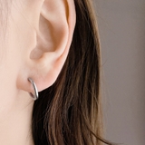 両耳用ステンレスフープイヤリング フェイクピアス サージカルステンレス | FACION | 詳細画像5