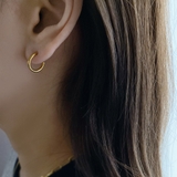 両耳用ステンレスフープイヤリング フェイクピアス サージカルステンレス | FACION | 詳細画像9