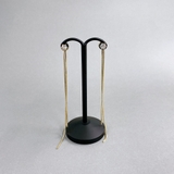 ゴールド | ジルコニア２連チェーン2WAYステンレスピアス サージカルステンレスシルバーゴー… | FACION