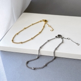 ステーションチェーンステンレスブレスレット サージカルステンレス | FACION | 詳細画像1