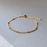 ゴールド | ステーションチェーンステンレスブレスレット サージカルステンレス | FACION