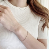 ステーションチェーンステンレスブレスレット サージカルステンレス | FACION | 詳細画像6