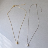 ラウンドストーンステンレスネックレス サージカルステンレス ペンダント | FACION | 詳細画像4 