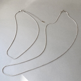 スネークチェーンステンレスネックレス サージカルステンレス | FACION | 詳細画像2