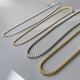 ベネチアンチェーンステンレスネックレス サージカルステンレス チョーカー男女兼用… | FACION | 詳細画像1 