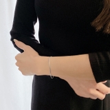 スネークチェーンステンレスブレスレット サージカルステンレス メタルシルバーゴー… | FACION | 詳細画像9 