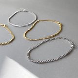 ベネチアンチェーンステンレスブレスレット サージカルステンレス シルバーゴールド… | FACION | 詳細画像4 