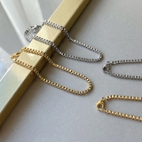 ベネチアンチェーンステンレスブレスレット サージカルステンレス シルバーゴールド… | FACION | 詳細画像5 