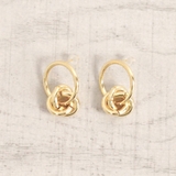 ゴールド | クロススリーリングメタルピアス シルバーゴールドレディースフープ | FACION