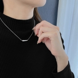 ドロップラインメタルステンレスネックレス ペンダントサージカルステンレスシルバー… | FACION | 詳細画像9 