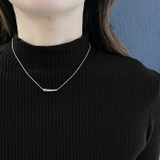 ドロップラインメタルステンレスネックレス ペンダントサージカルステンレスシルバー… | FACION | 詳細画像11 