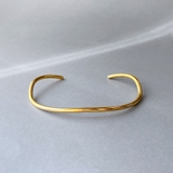 ゴールド | ニュアンスカーブラインステンレスブレスレット サージカルステンレス バングルシル… | FACION