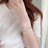 ニュアンスカーブラインステンレスブレスレット サージカルステンレス バングルシル… | FACION | 詳細画像7 