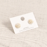 ラウンドミニパール&ストーンピアス プチプラシルバーゴールド | FACION | 詳細画像4