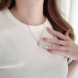 ニュアンスハートメタルステンレスネックレス ペンダントサージカルステンレス | FACION | 詳細画像7