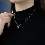 ニュアンスハートメタルステンレスネックレス ペンダントサージカルステンレス | FACION | 詳細画像8