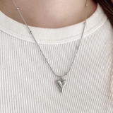 ニュアンスハートメタルステンレスネックレス ペンダントサージカルステンレス | FACION | 詳細画像11