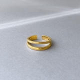 ダブルラインステンレスメタルリング 金属アレルギー つけっぱなし | FACION | 詳細画像3