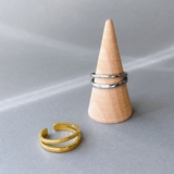 ダブルラインステンレスメタルリング 金属アレルギー つけっぱなし | FACION | 詳細画像4