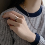 ダブルラインステンレスメタルリング 金属アレルギー つけっぱなし | FACION | 詳細画像8