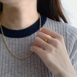 ダブルラインステンレスメタルリング 金属アレルギー つけっぱなし | FACION | 詳細画像9