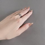 ダブルラインステンレスメタルリング 金属アレルギー つけっぱなし | FACION | 詳細画像12