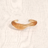 クリアブラウン | アクリルニュアンスバングルブレスレット 変形クリア透明インスタプチプラ ブレス | FACION